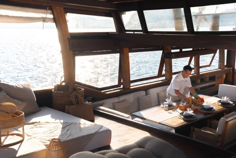 Nataraja – Main Deck Dining Table